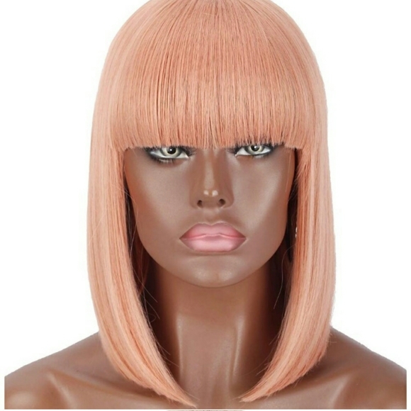 Pink Yaki Bob Wig main image 7